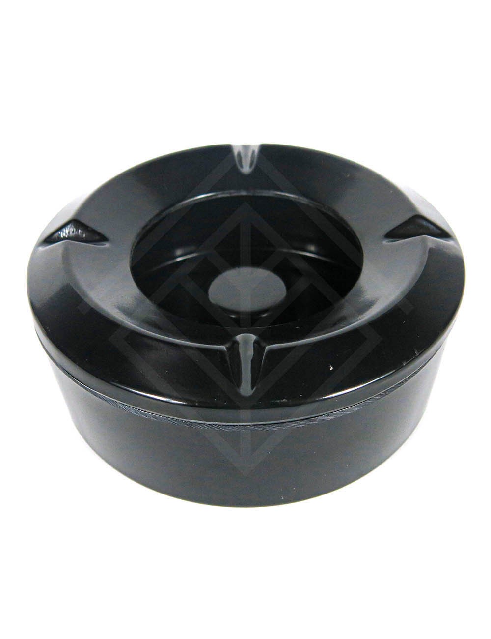Пепельница Windproof plastic round 10cm, black